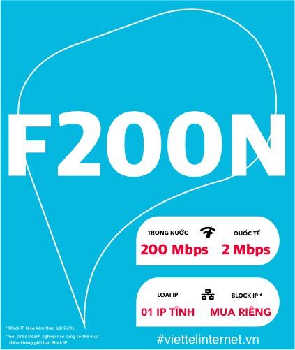 F200n Goi Cuoc Internet Cap Quang Viettel Cho Doanh Nghiep
