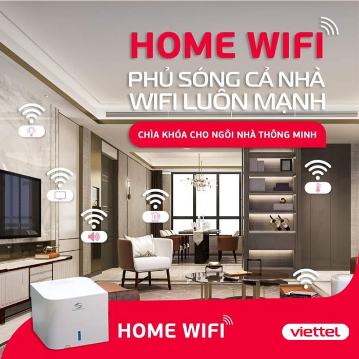 Sử dụng gói lắp đặt Wifi Viettel để có thể tận hưởng không gian sống tiện nghi nhất theo cách của bạn