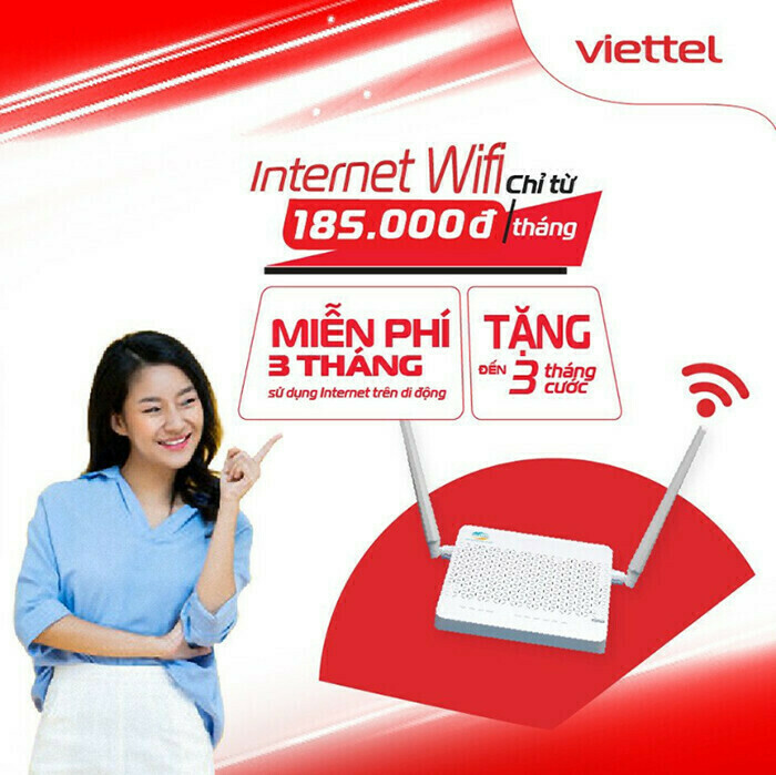 Gói cước internet FTTH tốc độ cao giá rẻ của Viettel Telecom. 