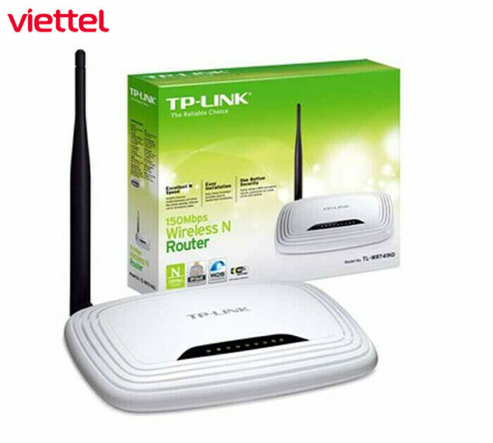 Thiết bị TP Link TLWR740N + Converter được lắp đặt khi khách hàng có nhu cầu sử dụng combo Internet + Truyền hình